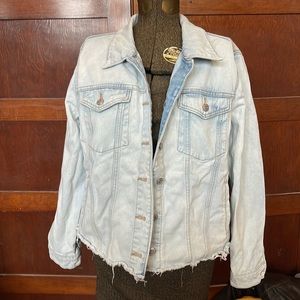 Wild Fable Light Blue Cropped Denim Jacket